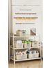 Japanese-Style Snack & Sundries Organizer: Large Plastic Basket for Kitchen, Cabinet, or Desktop Storage.