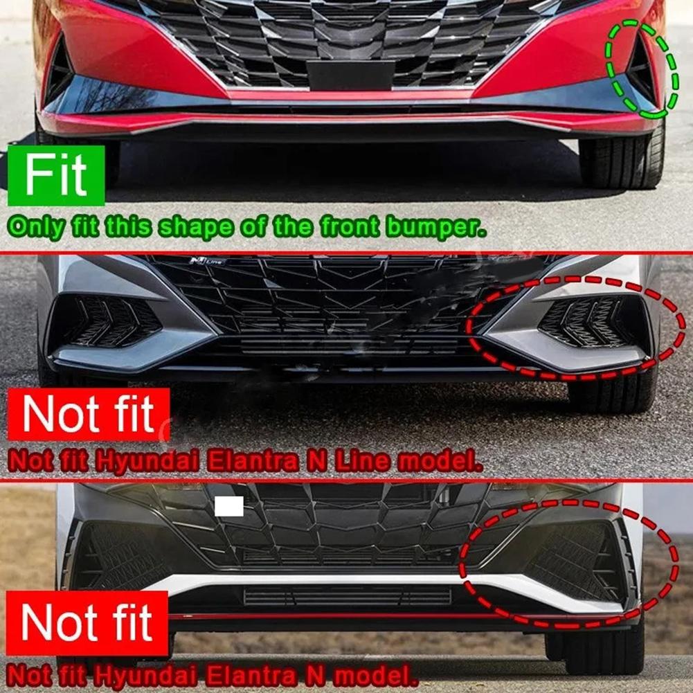 Carbon Fiber Front /Fog /Light /Cover /Trim For Hyundai For Elantra 2026 2026 2026 Car Exterior Moulding Accessories