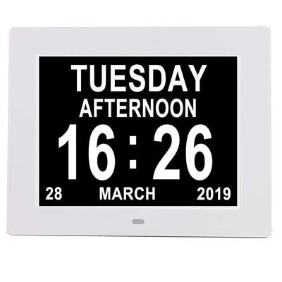 7 Inch Electronic Calendar Clock Desktop Medication Reminder Machine LCD Digital Clock Machine Elderly Alarm Clock