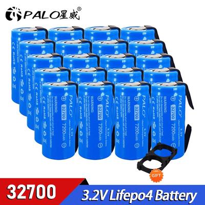 PALO 32700 7200 mAh wiederaufladbare Batterie 3,2 V Lifepo4 Batteria Eisenphosphat Hochleistungsbatterien mit maximaler kontinuierlicher Entladung