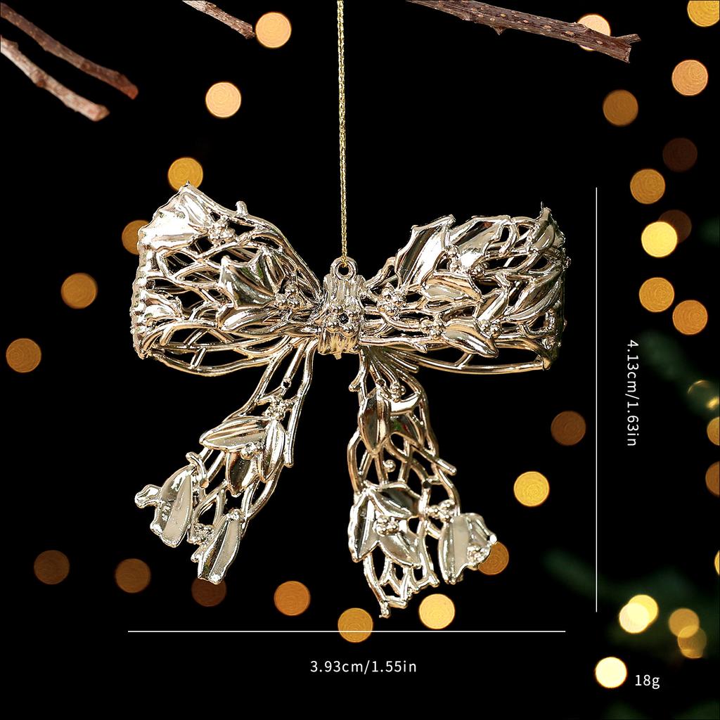 Creative Gold Christmas Hanging Decoration Angel Snowflake Butterfly Dragonfly Christmas Tree Ornament Festival Favors Shopwindo