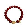 Benmingnian Lucky Gourd Hand String - Couple's Fu Charm Bracelet for Men and Women