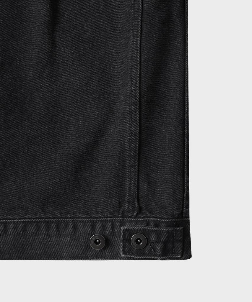 TAILDERN Mitchum Denim Trucker Jacket Black