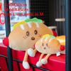 Fast Food Stuffed Toy Plush hamburger Toast Doll Fried chicken legs Stuffed Pillow Hot Dog Man Cushion Toy for Fast food Store