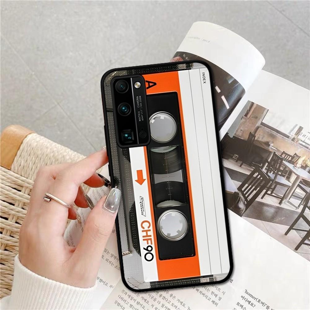 Vintage Cassette Tape Phone Case For Huawei Honor 10 Lite 9 20 7A 9X 30 50 60 70 Pro Plus Soft Silicone Cover