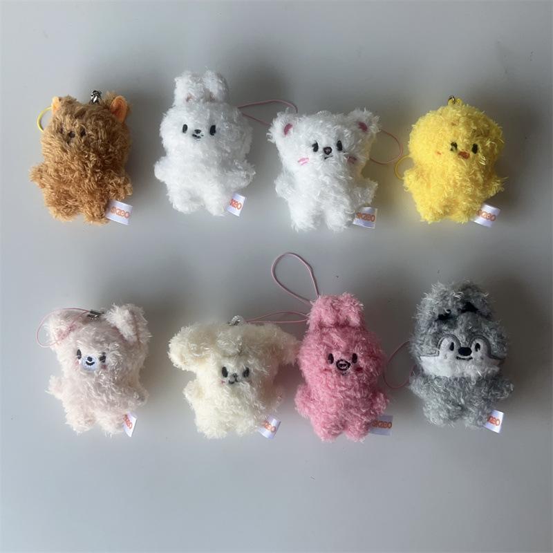 Stray Kids SKZ Mini Keychain Pendant New SKzoo FM Field Week 5cm Plush Cartoon Cute Pendant Children's Birthday Toy