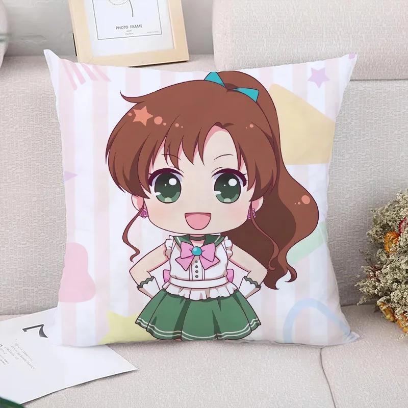 Pillow Cases Decorative Pillows Covers Anime Girl Pillowcase  Pillowcases  Cushion Cover  Fall Decor Sofa Pilow
