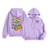 Kids Fashion Lightweight Long Sleeve Zipper Hoodie Christmas Printed Hoodie With Pockets