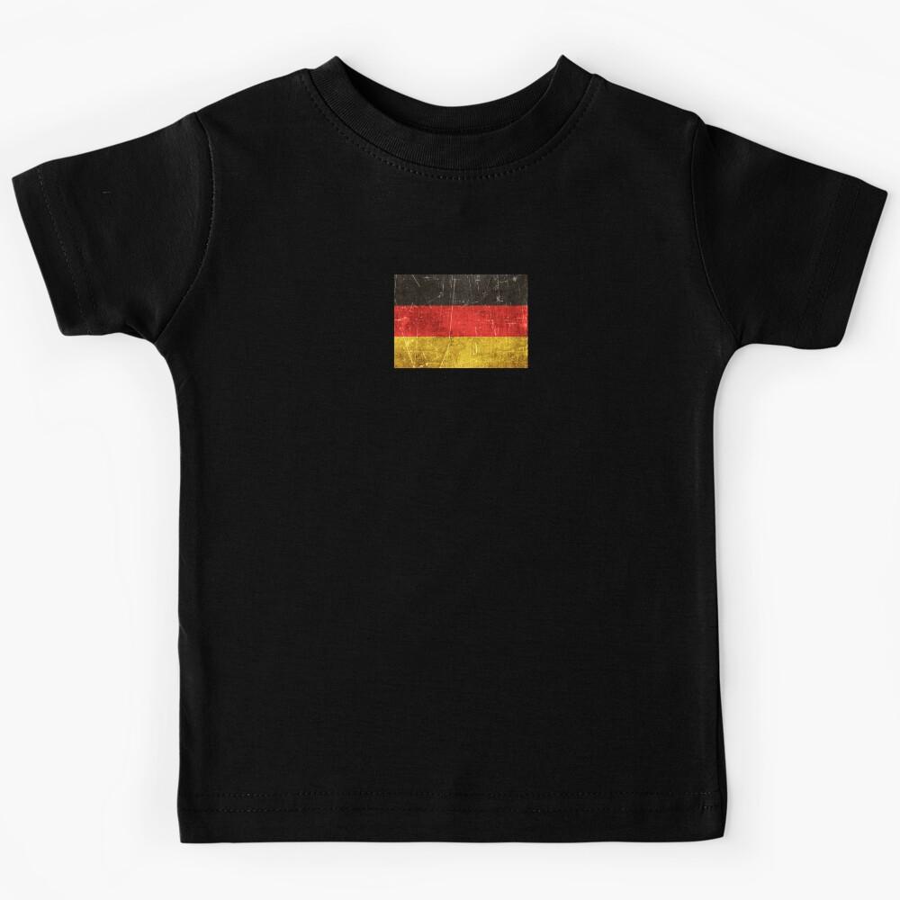 Vintage Aged and Scratched German Flag Kids T-Shirt 100