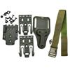 Quick Release Tactical Drop Leg & Belt Pistol Holster System