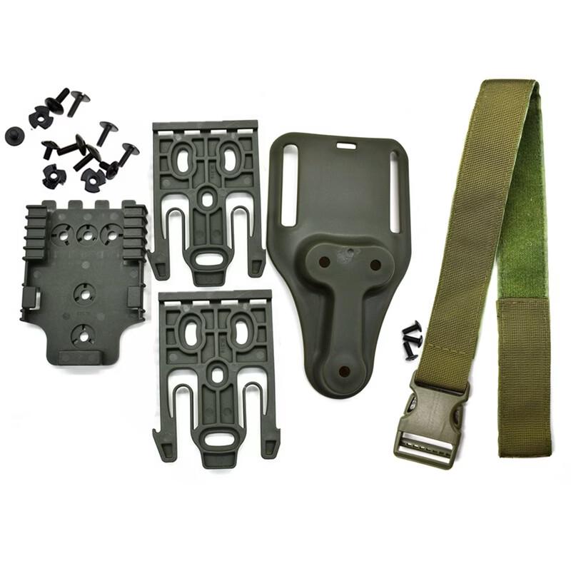 Quick Release Tactical Drop Leg & Belt Pistol Holster System