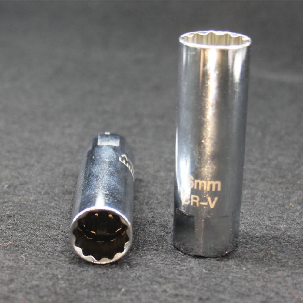 Uniwersalny klucz nasadowy do świec zapłonowych, mocny magnetyczny 12-kątny cienkościenny 14mm 16mm narzędzie do demontażu i konserwacji świec zapłonowych