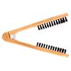 Double Brushes Comb, Wooden Hairdressing Comb V Shaped Splint Comb Styling Tools Anti Static Hair Straightener Tool for Straightening Hair