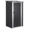 Vidaxl Szopa Ogrodowa, Antracyt, 118,5X97X209,5 Cm, Stal Galwanizowana