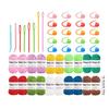 20Pieces Crochet Yarns for Beginner Hobbyist Crafting Carpet Rug Hanging Decoration
