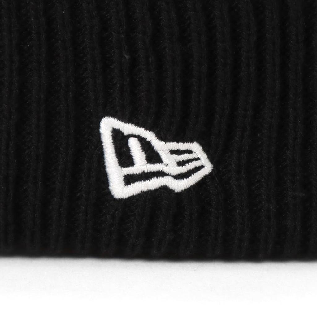 New Era FREE RIB CUFF KNIT Ribbed Cuff Knit Black BLK, Cap,