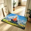 Anime N-Naruto Cool Carpet Bathroom Anti-slip Mat Door Mat Home Decoration Mat Entrance Door Mat Scratch-resistant Door Mat