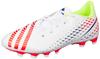 Adidas Predator AI1 Soccer LKX21 Blue Size Cm Edge.4 Cleats, Multi-Ground Compatible, Men's, White/Solar Yellow/Power (GW0989), 26.0