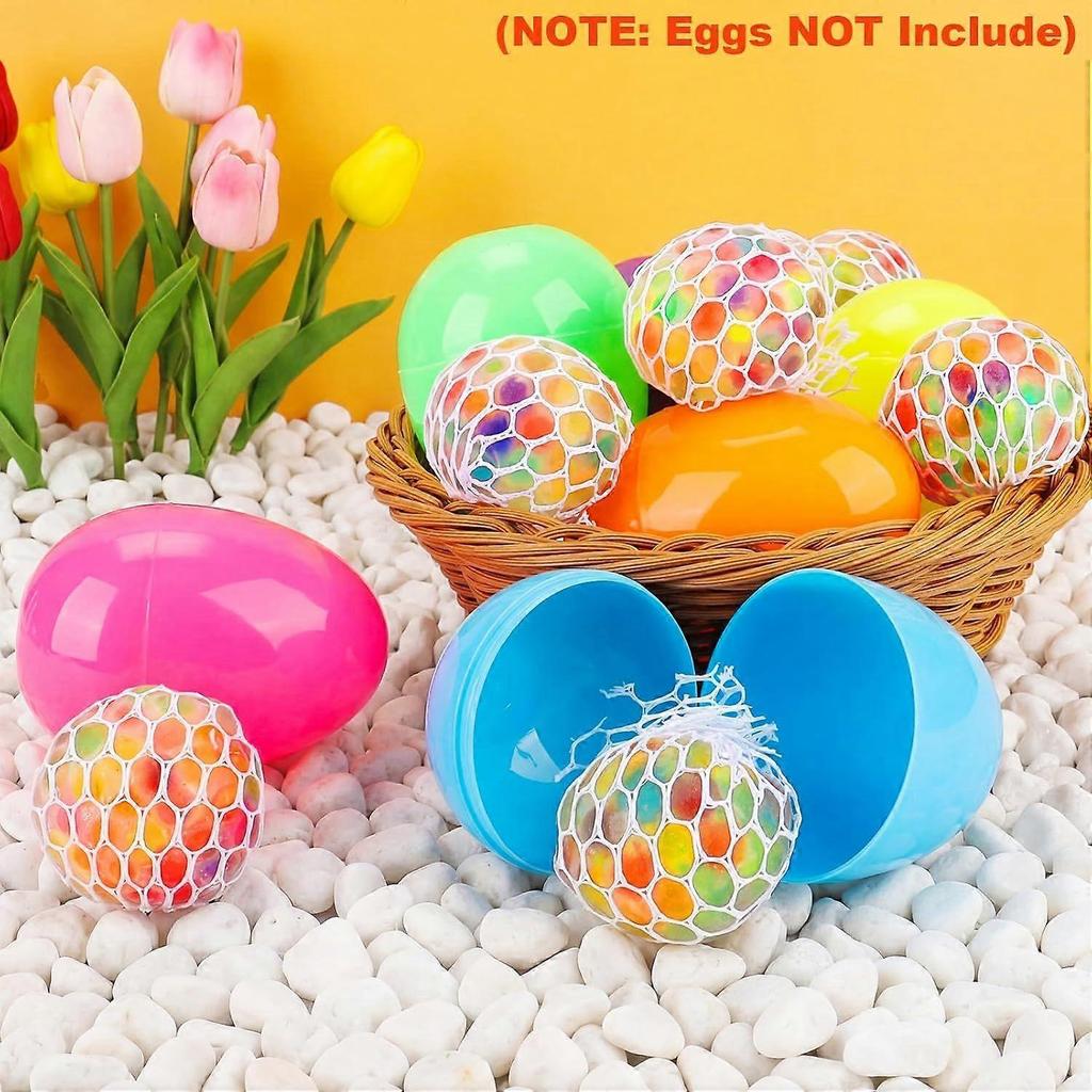28Pack Stress Relief Balls for Easter Eggs Fillers, Fidget Toy Squeeze Sensory Squishy Balls for Easter Eggs Hunt Easter Basket Stuffers Party Favors 