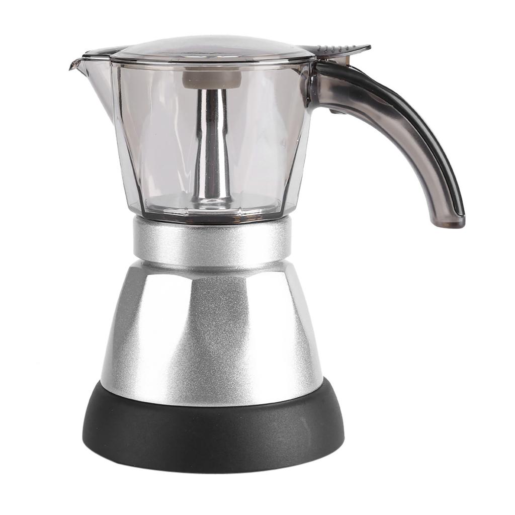 Aparat de cafea electric detașabil Espresso Moka de 480W, 300ML/6 căni, pentru bucătărie acasă