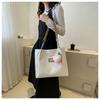 Trend PU Leather Tote Bag Large Capacity Multicolor Underarm Bag Comfortable Hand Bucket Bag Shopping