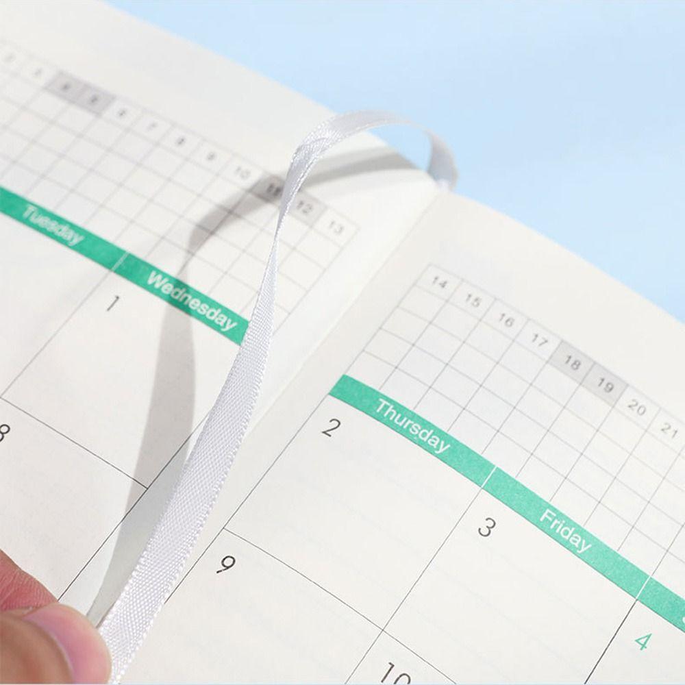 English 2026 Schedule Planner Notepad 12 Months 365 Days Efficiency Notebook  Business