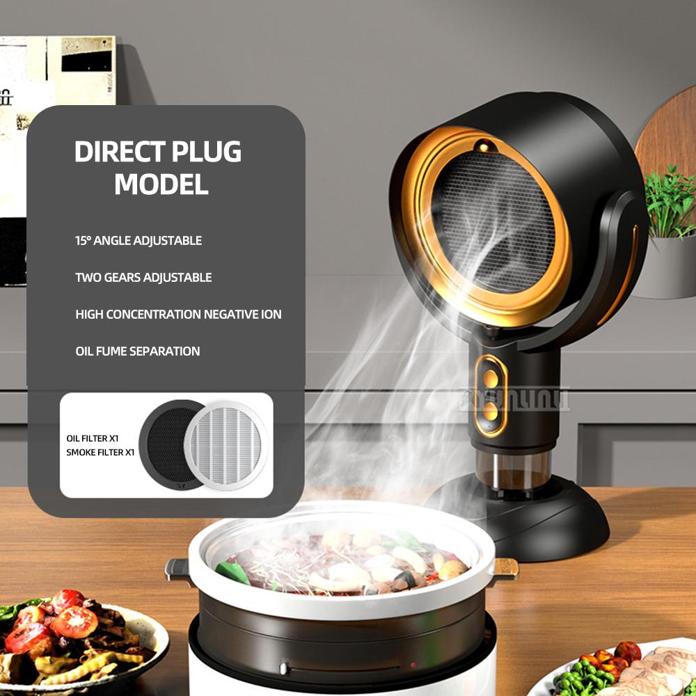 

Настольный вытяжной колпак для барбекю с масляным дымом Мини-вентилятор для кухни Портативная вытяжка для горячего горшка Cappa Aspirante Cucina