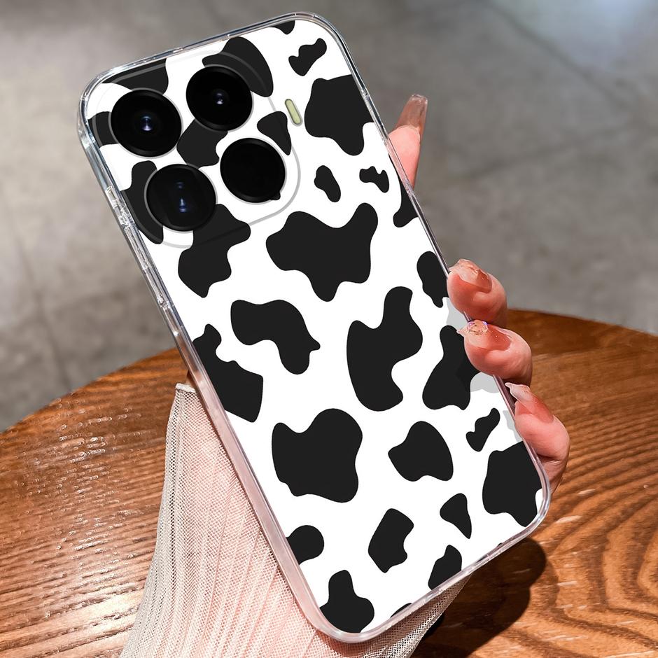 Case For Xiaomi17T 17Ultra Beautiful Flower Astronaut Anti-Fingerprint Transparent Shell For Xiaomi 17T 17 Ultra Coque Funda