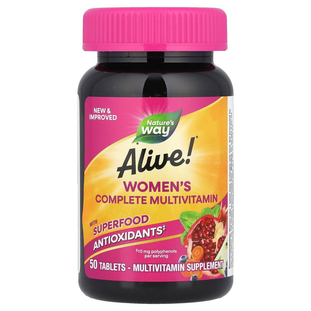 Nature's Way Alive! Women's Complete Multivitamin, 50 Tablets