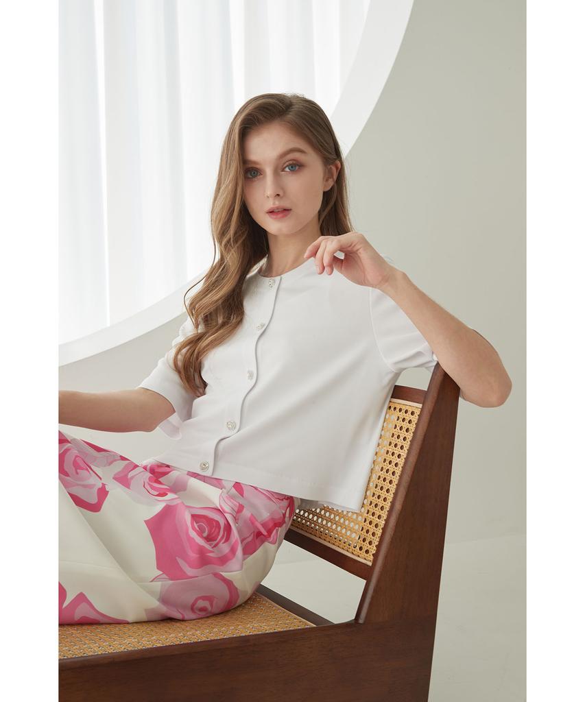 Kym Rose Printed Pencil Skirt