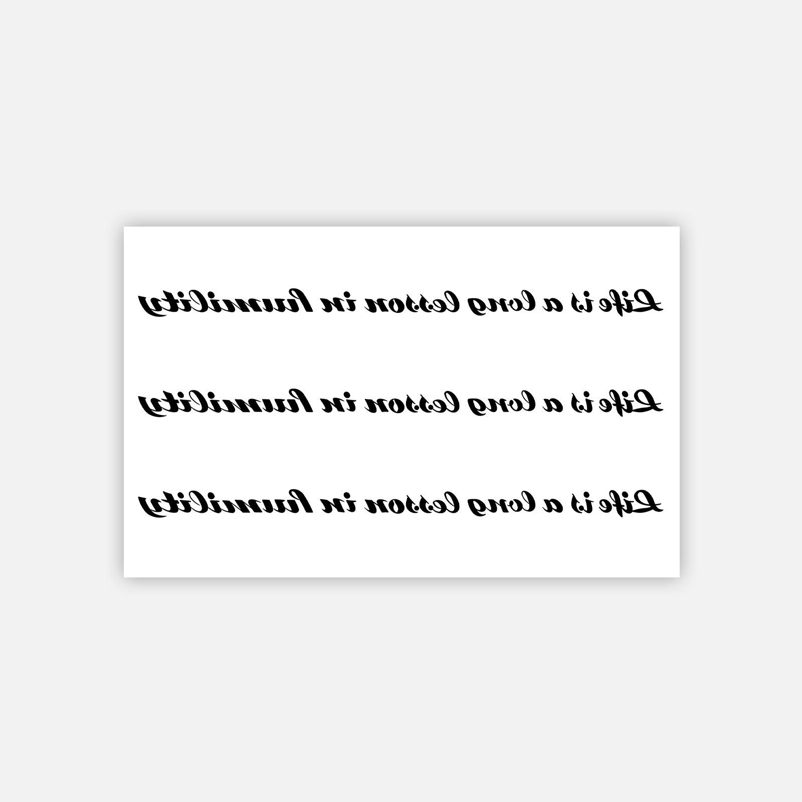 English Short Sentences, Letter Tattoo Stickers, High-Sense Spice Girls, Domineering Personality Tattoo Stickers 19*12