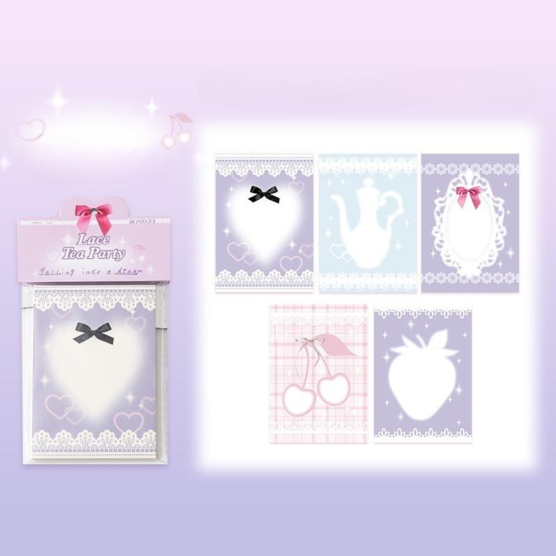 50sheet Cute Cat Memo Pad Amercian Style Lovely Kitten Sticky Note 8*8cm Kawaii Stationery Scrapbook Decorative Paper Student