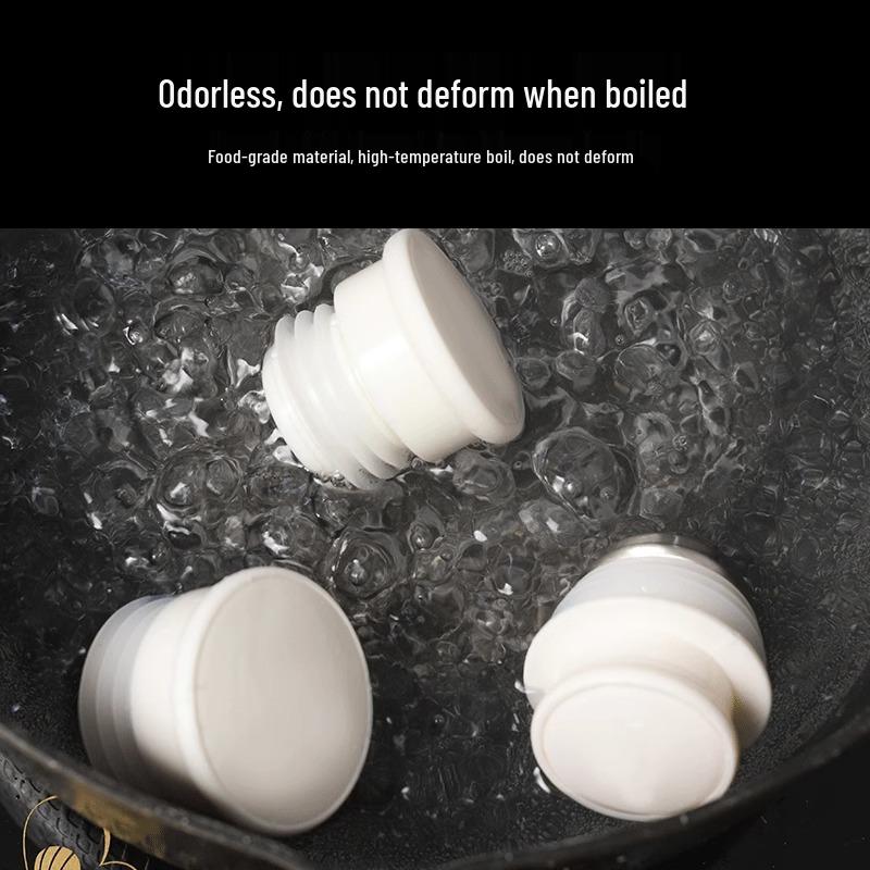 Silicone Hot Water Bottle and Thermos Stopper/Lid