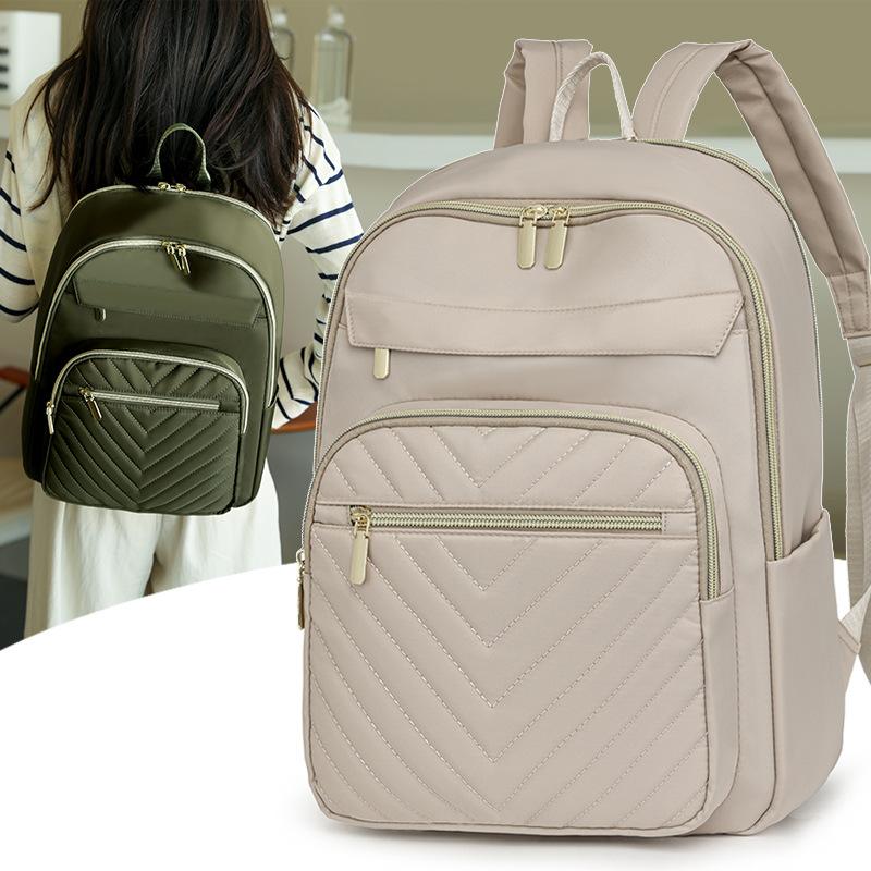 Commuter backpack new women's lightweight large-capacity backpack going out high-value short-distance travel bag