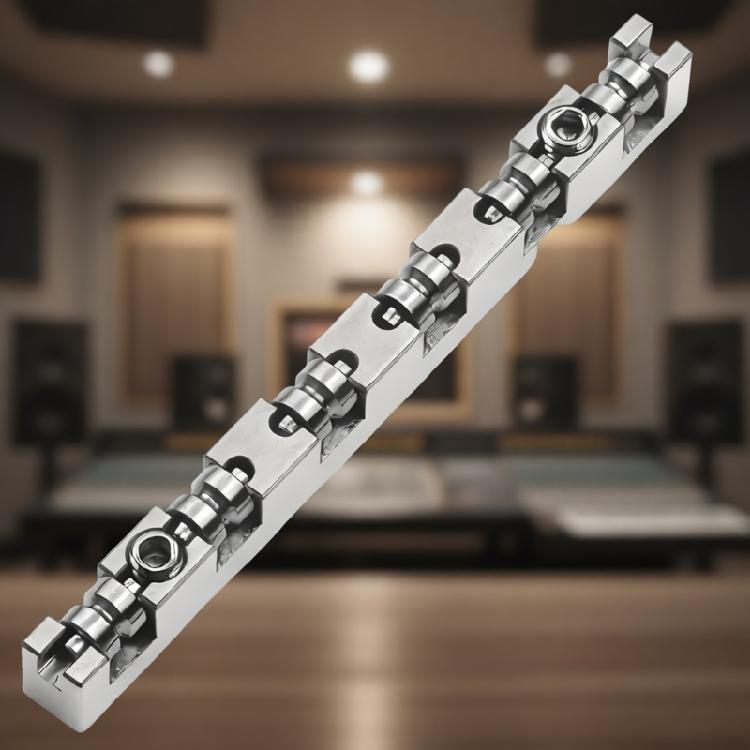 Corrosions Resistant Steel Guitar Roller Saddles Guitar Nut With Roller Balls For Consistent Performances In Any Climate