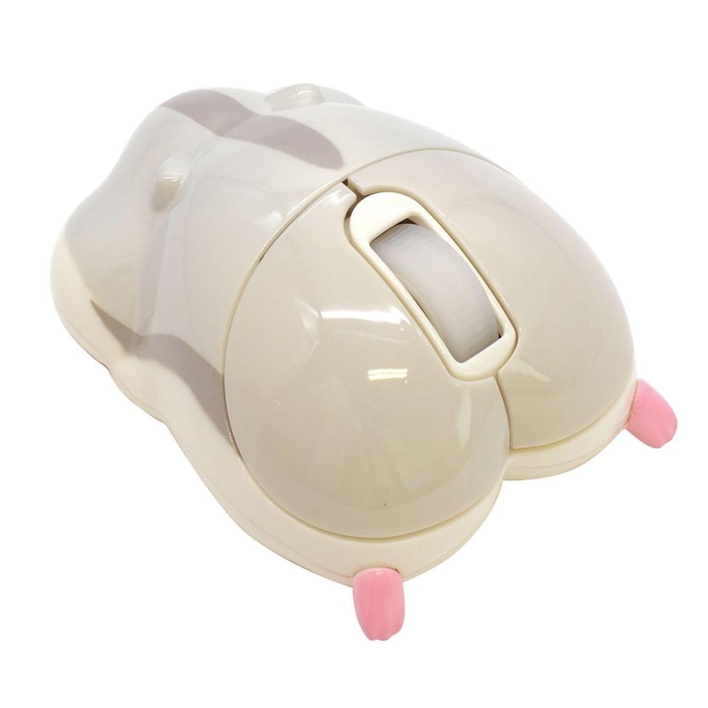Sunstar Stationery Butt Mouse Cute Hamster S8012694 [Djungarian] Wireless, Lightweight, Energy-Saving,