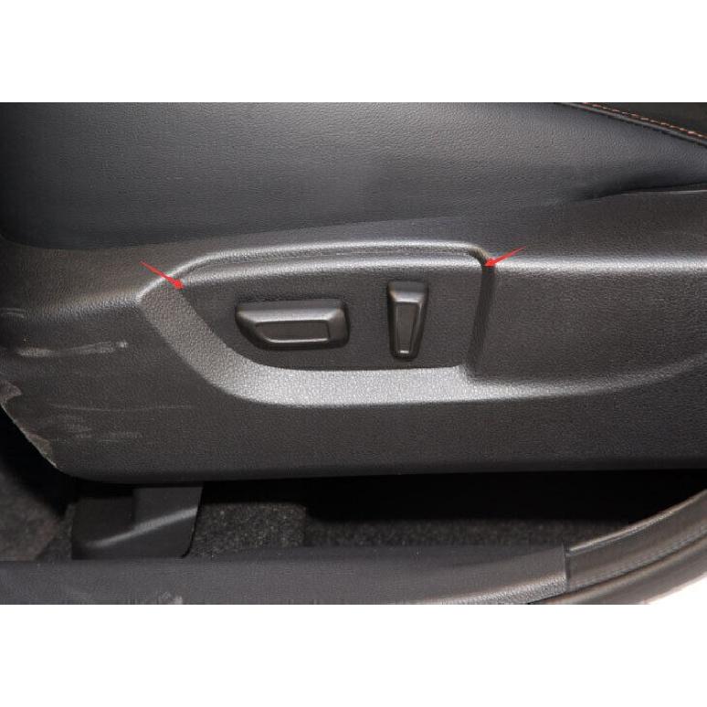 For Mitsubishi Eclipse Cross 2018-2023 Black Steel Power Seat Control Panel Trim