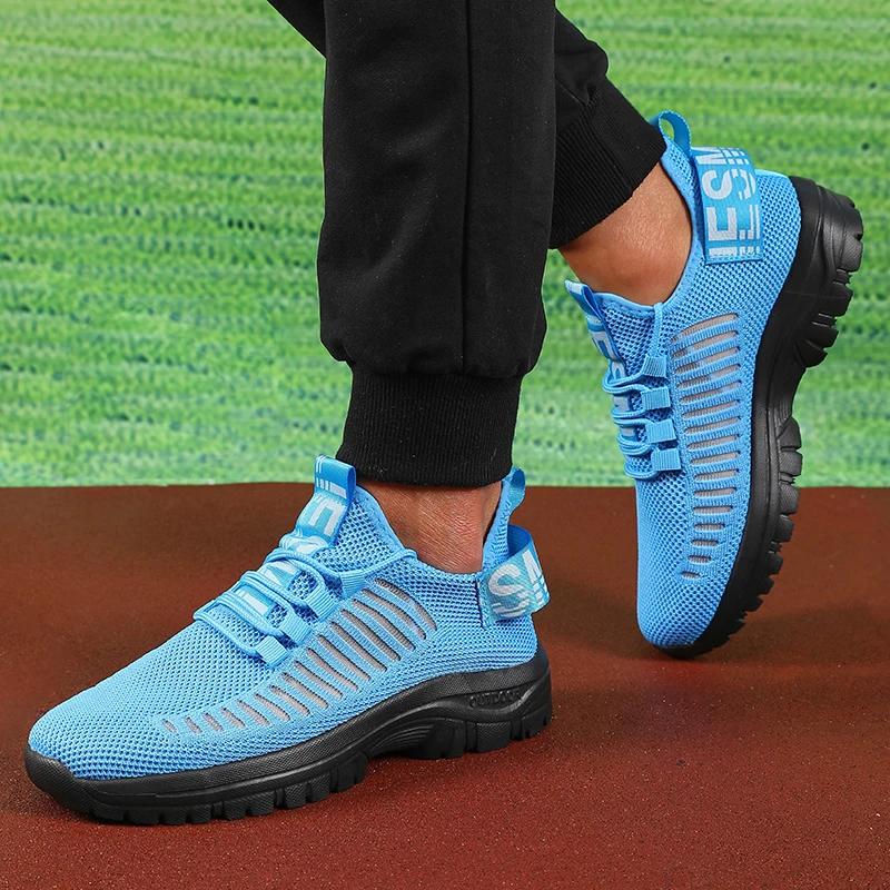 Men's Sports Luxury Casual Sports Shoes Mesh Running Shoes Summer Lightweight Thick Soled Fashionable Walking Shoes Women