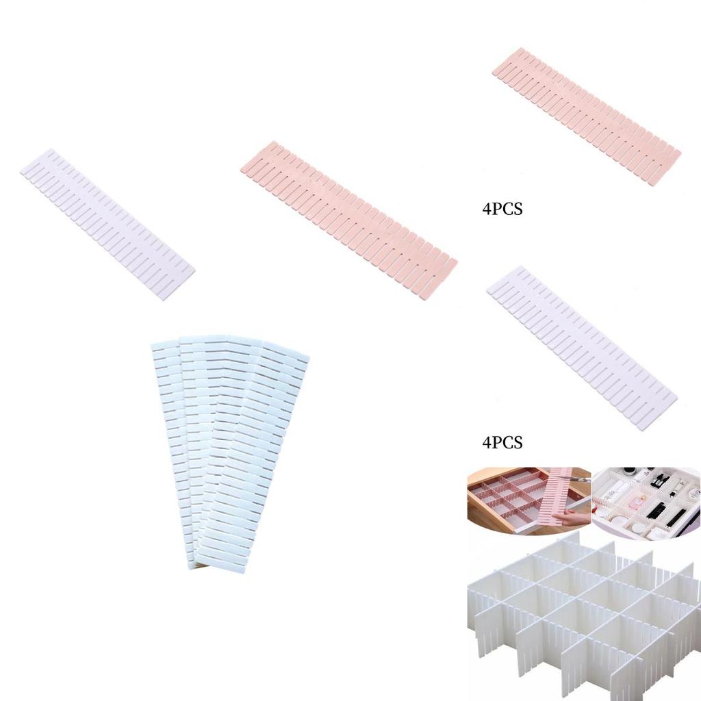 Versatile Plastic Drawer Organizers-fits 99% Of Drawers Anywhere In Your Home