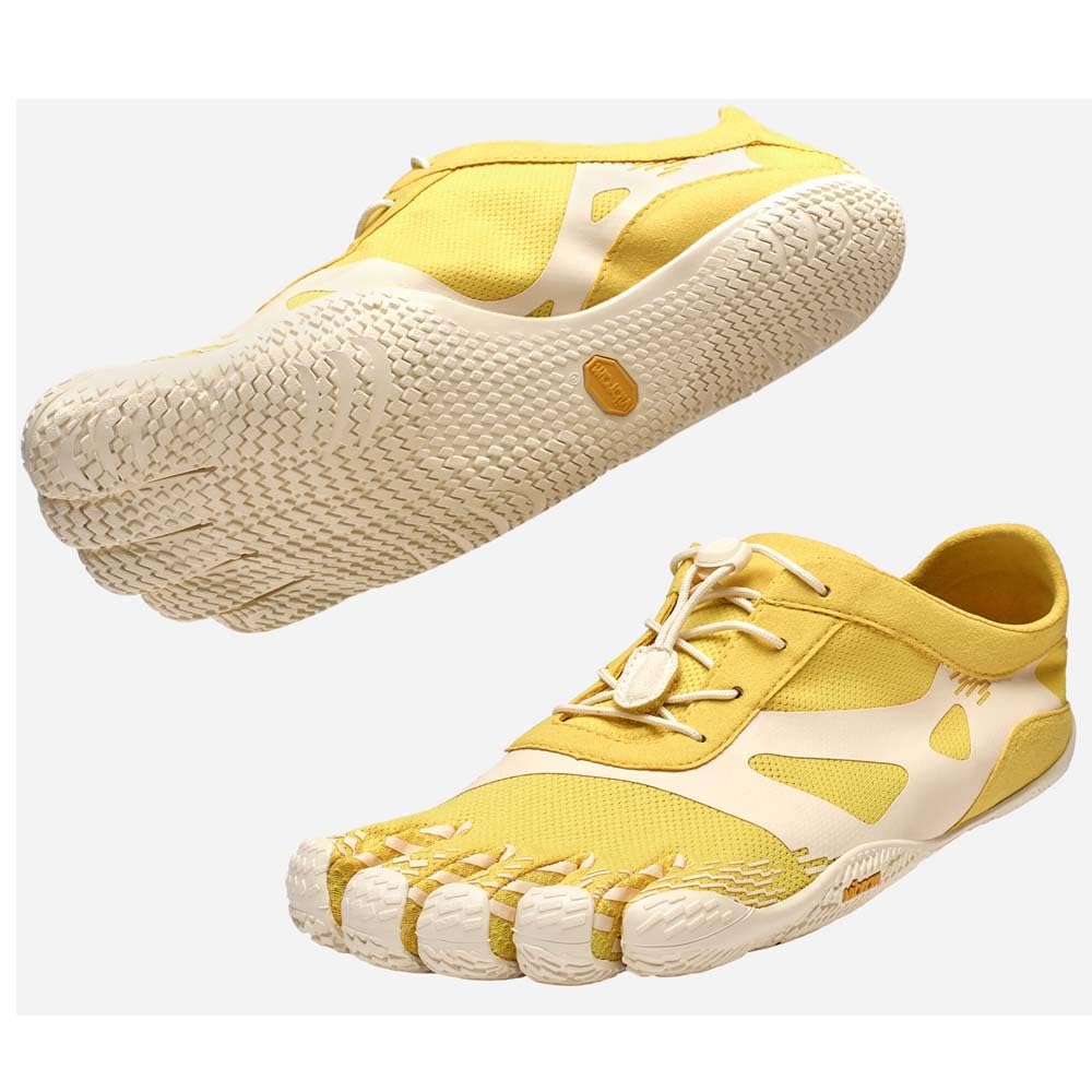 Vibram FiveFingers 25M0705 KSO EVO Japanese shoe - - YELLOW/WHITE - Men's (YELLOW/WHITE, size, adult, numerical, 25.0 cm)