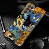 Phone Case For Samsung Galaxy S26 S25 S24 S23 S22 S21 Ultra S24 S23 S22 S21 S25 Plus S24 FE Starry Night van gogh cat