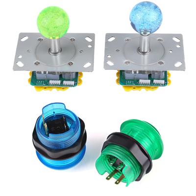 20 LED Illuminated Buttons, 2 Joysticks with USB Encoder Kit Complete Set of   Game Parts for PC Pi NaMamE Retro Gaming