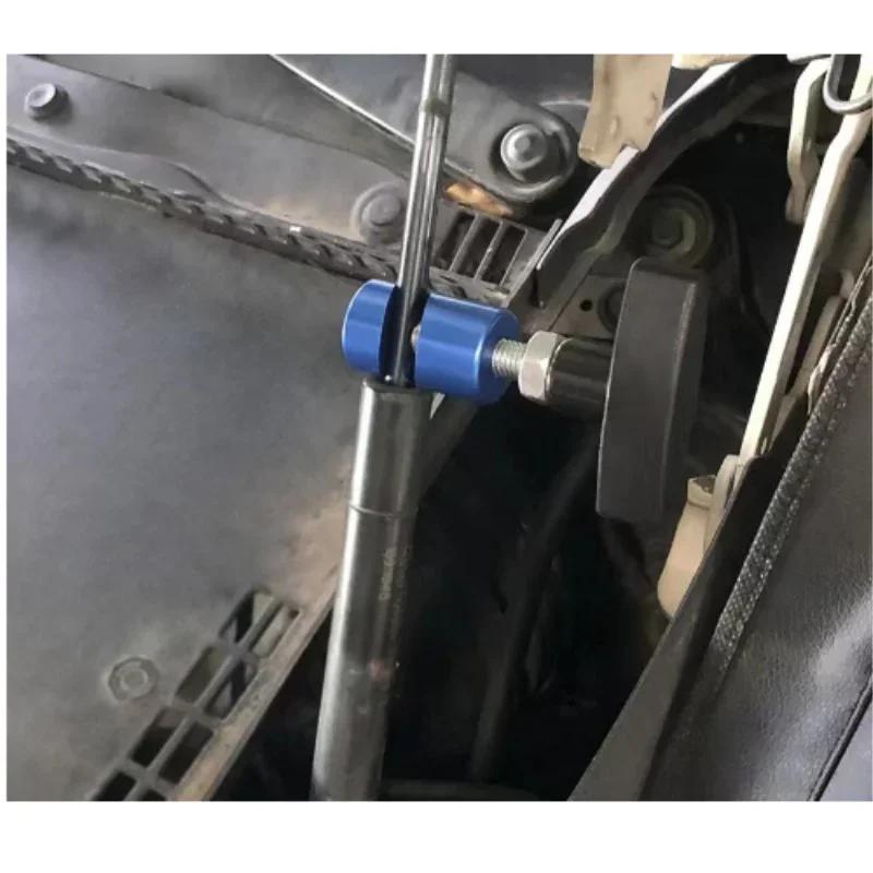 1pcs Aluminum Car Hood Holder Trunk Air Pressure Anti-Slip Engine Cover Lifting Support Rod  Clamp Lift Support Clamp RS-EM1041