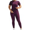 Ayollar uchun choksiz yoga kostyumi ikki qismli to'plam, yugurish, fitnes, sonni ko'tarish, qattiq o'tiradigan, tez quriydigan mashq yoga kostyumi ayollar uchun
