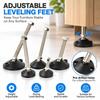 1Pcs Swivel Base Adjustable Leveling Feet Nylon Base Support Pad  For Appliance