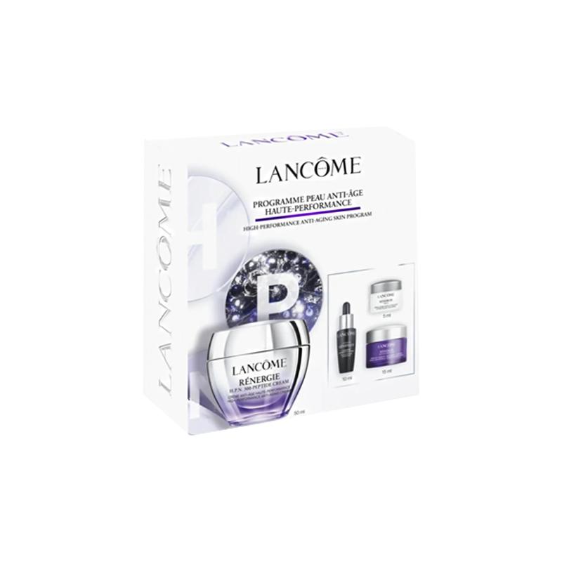 Lancôme Face shaping 100 peptide firming skin care gift box set 100 peptide cream + small black bottle + night cream + eye cream four-piece set чёрный