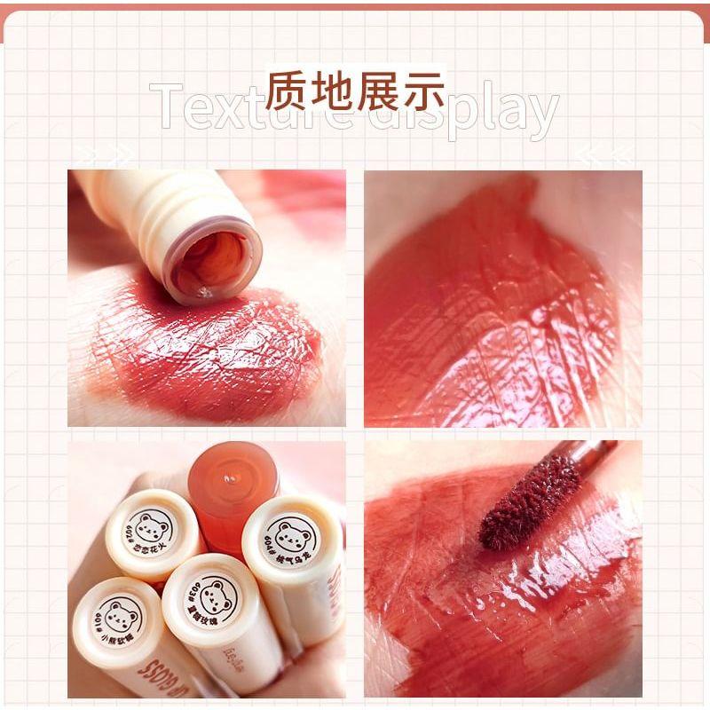 Heng Fang - Greedy Bear Watery Lip Glaze - 4 Colors