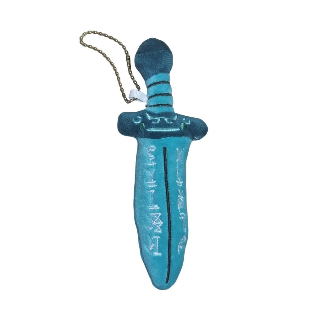 Creative Plush Toy Keychain With Unique Designs Including Baseball Sword And Light Bulb