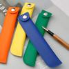Solid Color Pencil Bag Retro Pencil Case Pen Bag Pen Case PU Leather Pencil Organisers Pencil Pouch for Ballpoint Pen