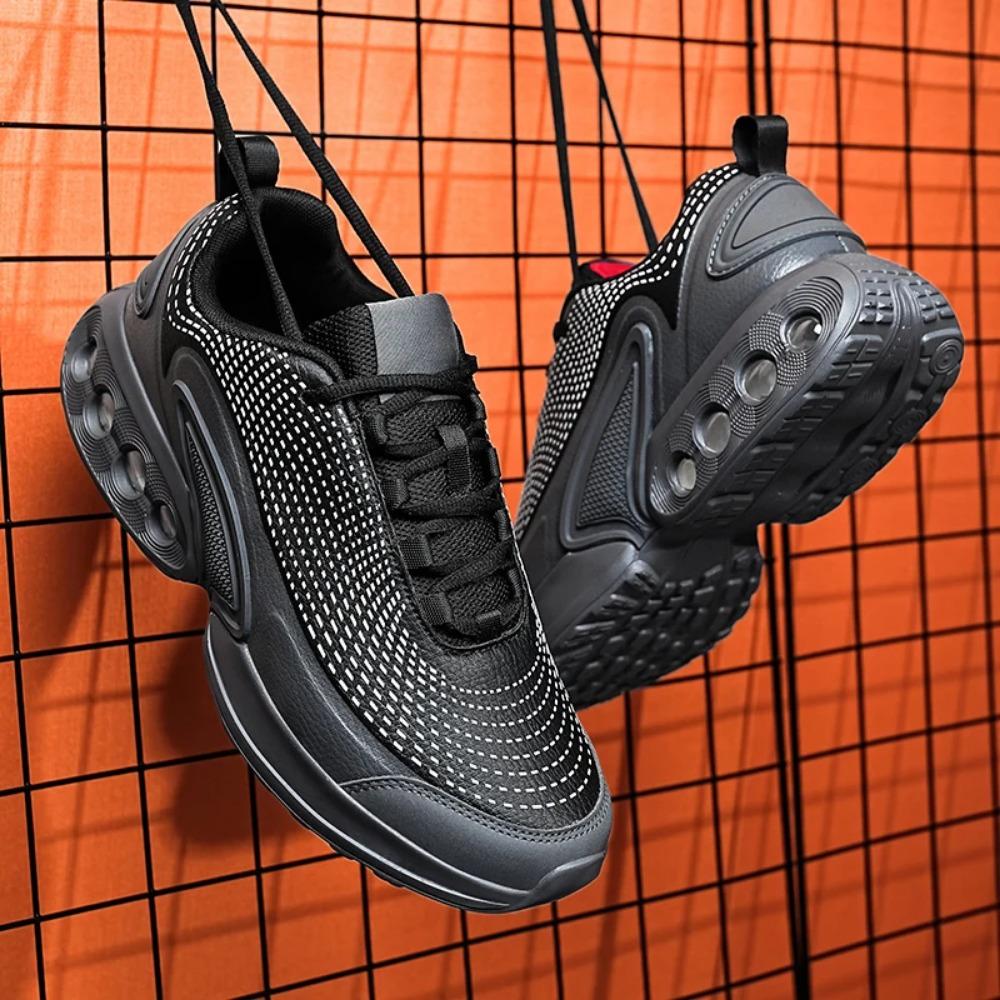 

Thick Soled Running Shoes for Men Casual Sports Sneakers - Air Cushion Jogging Trainers Shoes Free Shipping 39 сірий колір